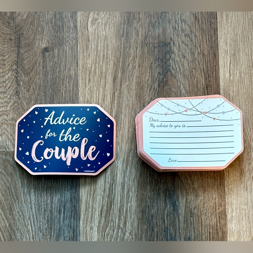Wedding Advice Cards